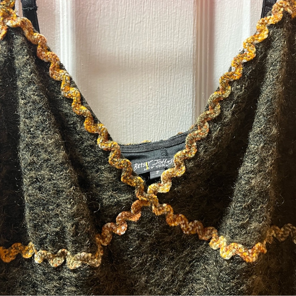 Vintage 90’s Y2K BetsyJohnson NewYork Style Midi dress.Very rare collector piece - Picture 4 of 14